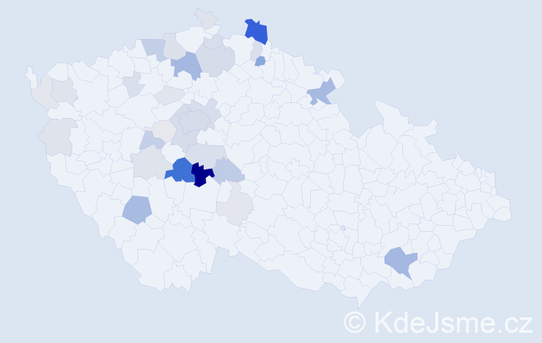 Příjmení: 'Litoš', počet výskytů 126 v celé ČR