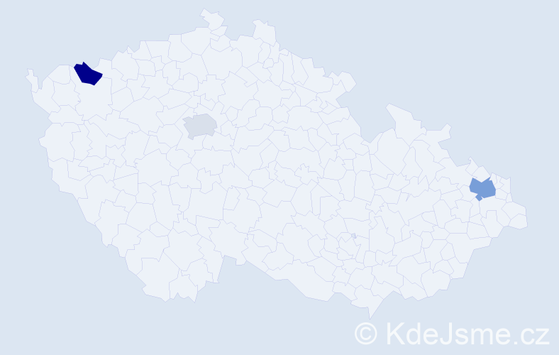 Příjmení: 'Pampurik', počet výskytů 4 v celé ČR