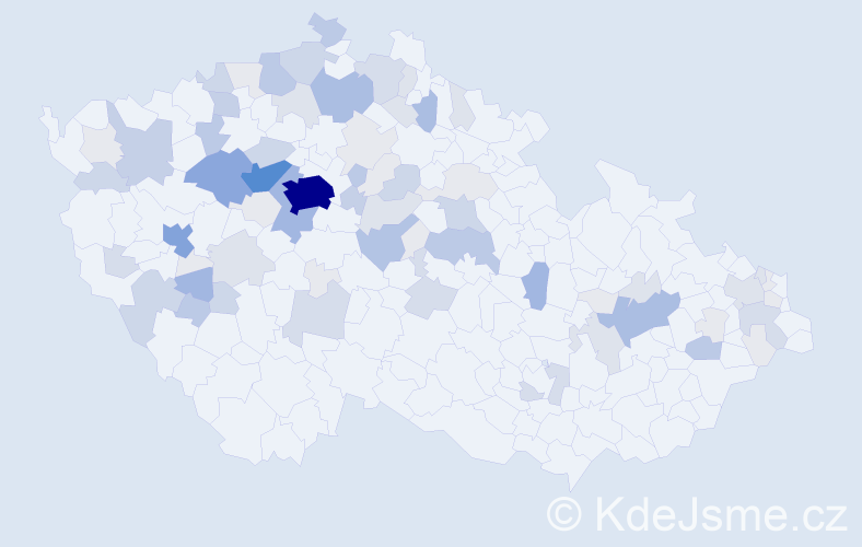 Příjmení: 'Barochová', počet výskytů 308 v celé ČR