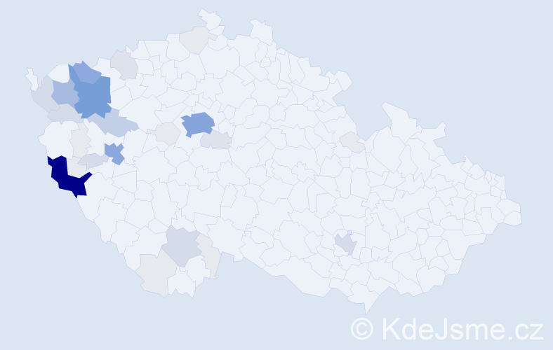 Příjmení: 'Märzová', počet výskytů 143 v celé ČR