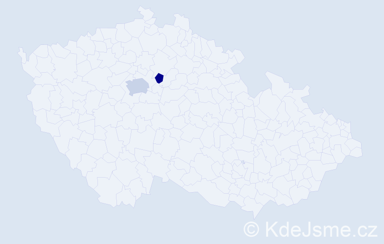 Příjmení: 'Kempeová', počet výskytů 7 v celé ČR