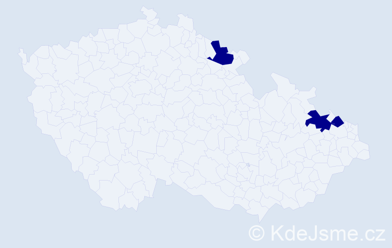 Příjmení: 'Kladiwa', počet výskytů 3 v celé ČR