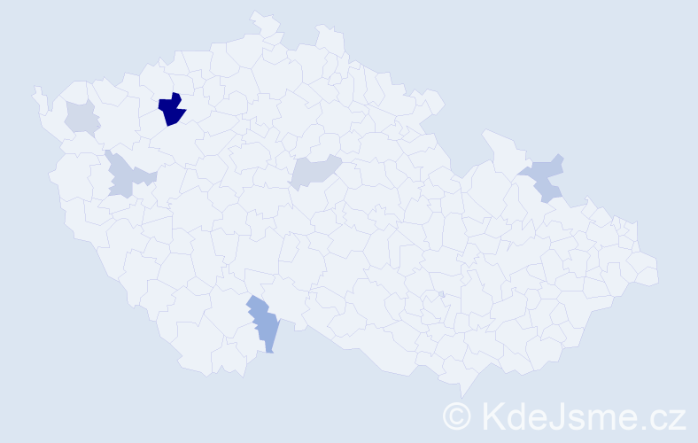 Příjmení: 'Šrajber', počet výskytů 11 v celé ČR