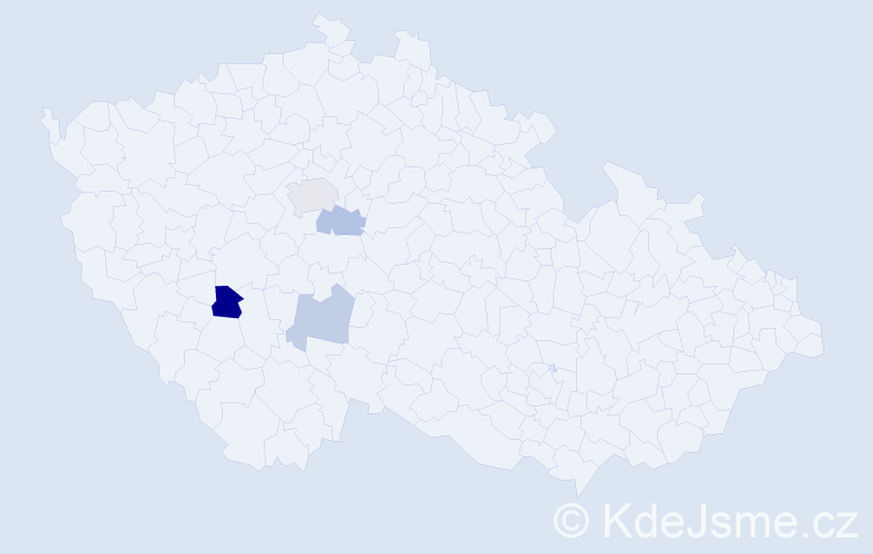 Příjmení: 'Drátovský', počet výskytů 6 v celé ČR