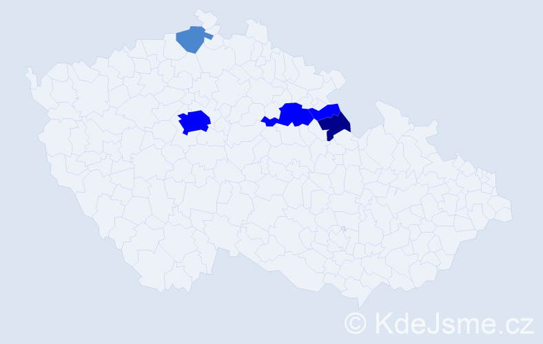 Příjmení: 'Retzer', počet výskytů 10 v celé ČR