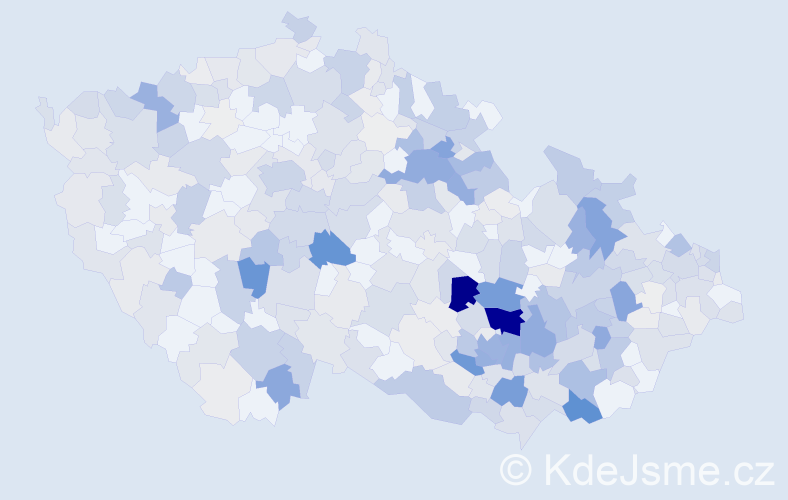 Příjmení: 'Matuška', počet výskytů 1521 v celé ČR