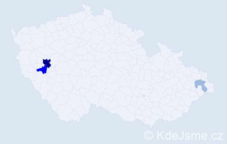 Příjmení: 'Wislocki', počet výskytů 8 v celé ČR