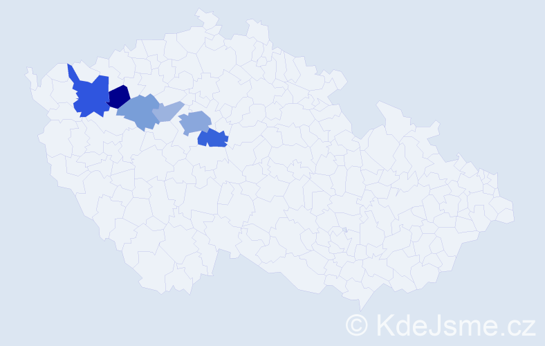 Příjmení: 'Kholl', počet výskytů 17 v celé ČR