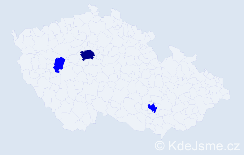Příjmení: 'Batueva', počet výskytů 4 v celé ČR