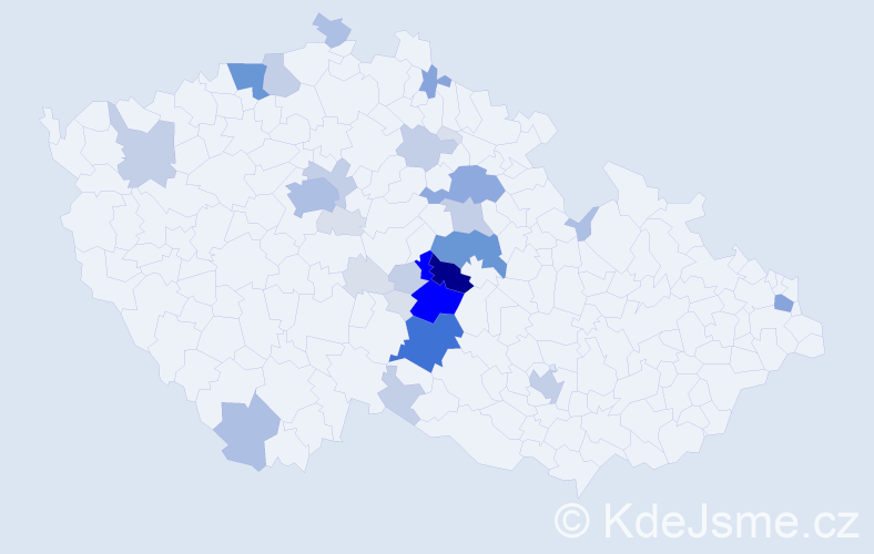 Příjmení: 'Škarydová', počet výskytů 113 v celé ČR