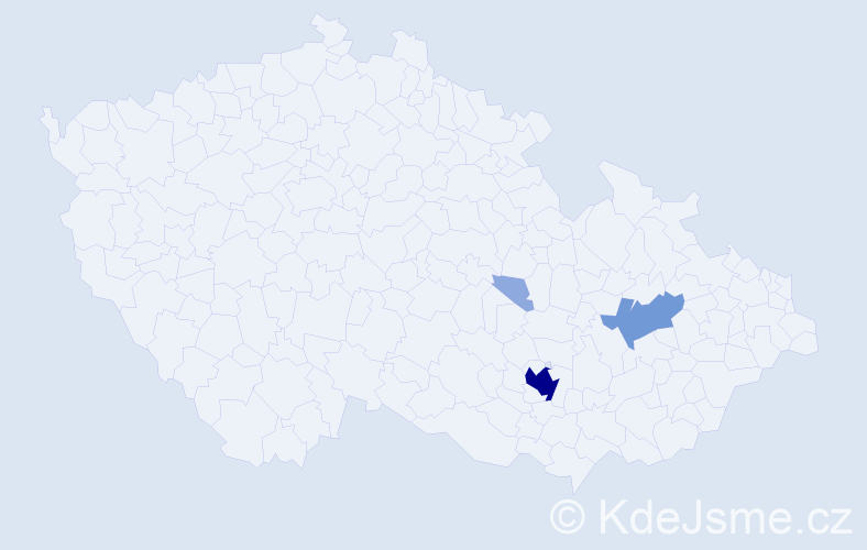 Příjmení: 'Reitter', počet výskytů 9 v celé ČR
