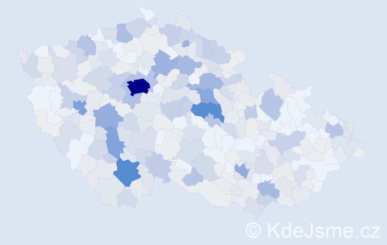 Příjmení: 'Dubská', počet výskytů 1359 v celé ČR