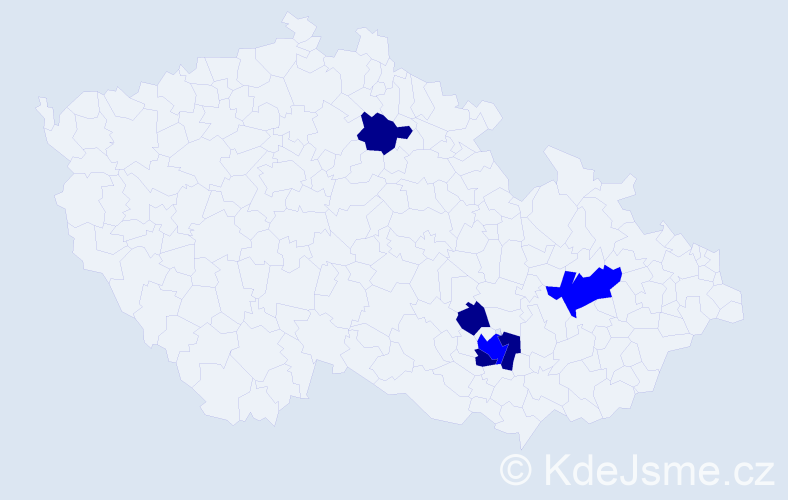 Příjmení: 'Fadinger', počet výskytů 8 v celé ČR