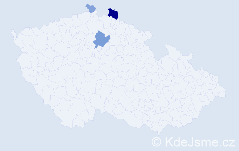 Příjmení: 'Skabrouth', počet výskytů 7 v celé ČR