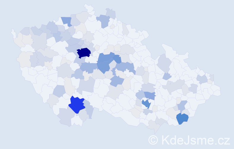 Příjmení: 'Hniličková', počet výskytů 519 v celé ČR