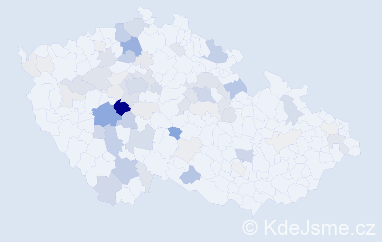 Příjmení: 'Vandas', počet výskytů 198 v celé ČR