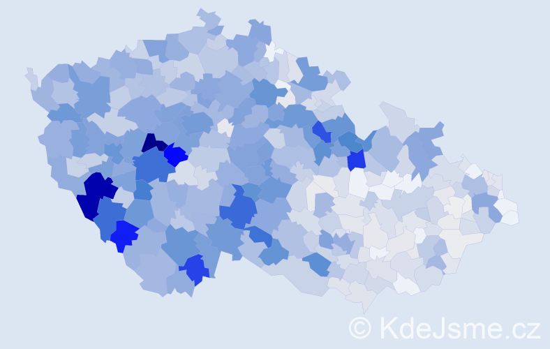 Příjmení: 'Matějka', počet výskytů 4270 v celé ČR