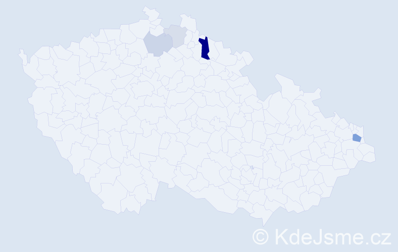 Příjmení: 'Esch', počet výskytů 10 v celé ČR