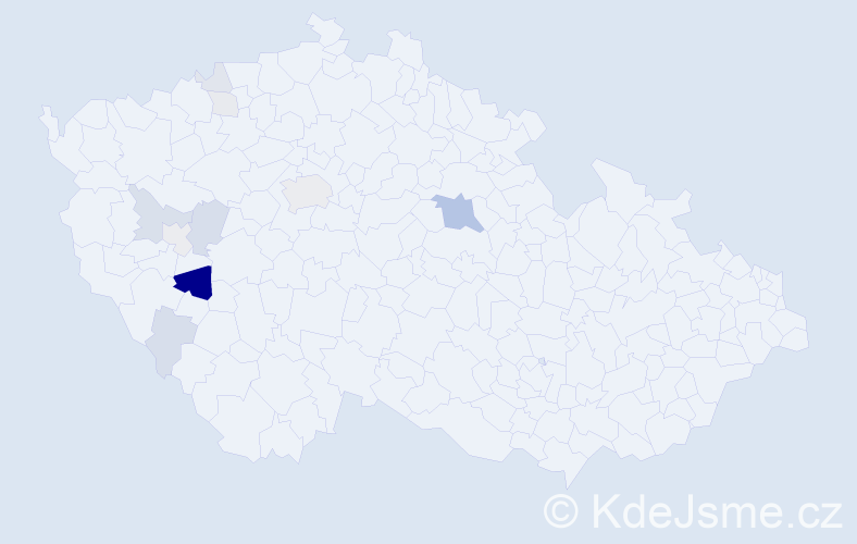 Příjmení: 'Boltík', počet výskytů 33 v celé ČR