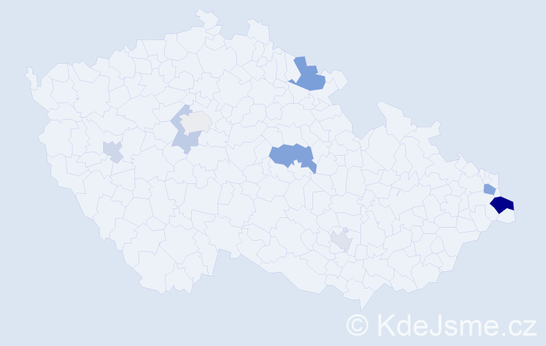 Příjmení: 'Romanowski', počet výskytů 16 v celé ČR