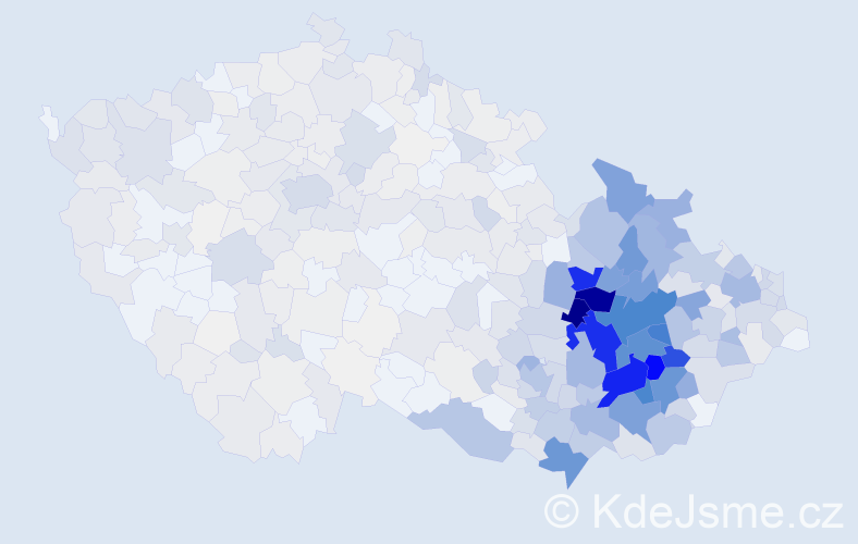 Příjmení: 'Zapletal', počet výskytů 3552 v celé ČR