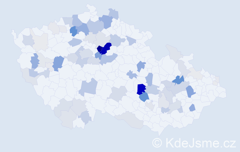 Příjmení: 'Čepičková', počet výskytů 240 v celé ČR