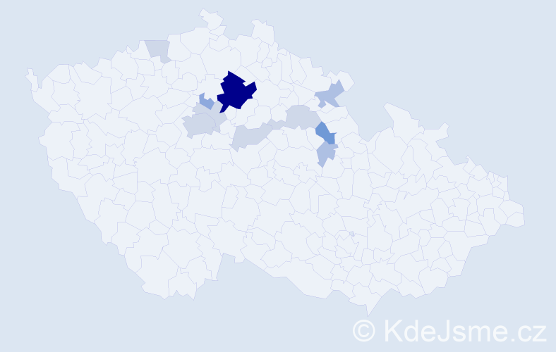 Příjmení: 'Dohalský', počet výskytů 32 v celé ČR