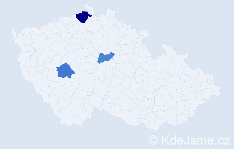 Příjmení: 'Varadin', počet výskytů 4 v celé ČR