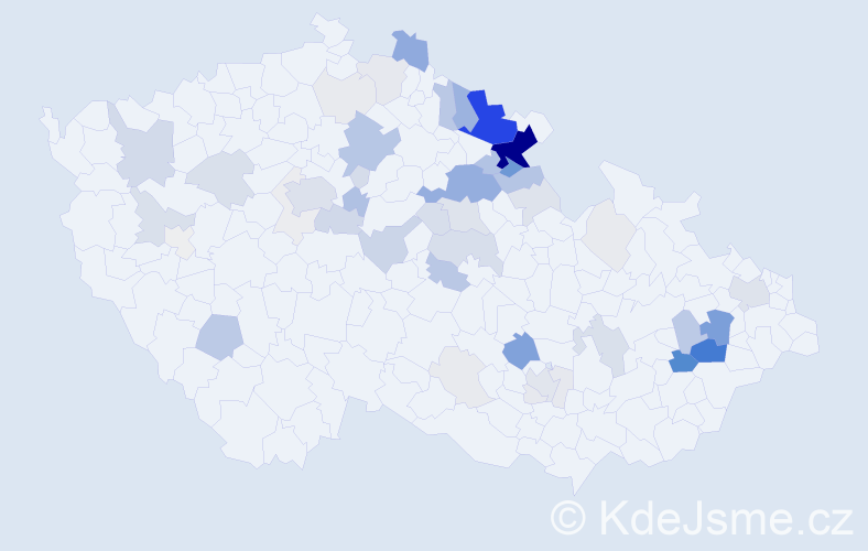 Příjmení: 'Matyska', počet výskytů 247 v celé ČR