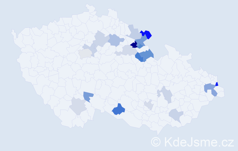 Příjmení: 'Alinová', počet výskytů 35 v celé ČR