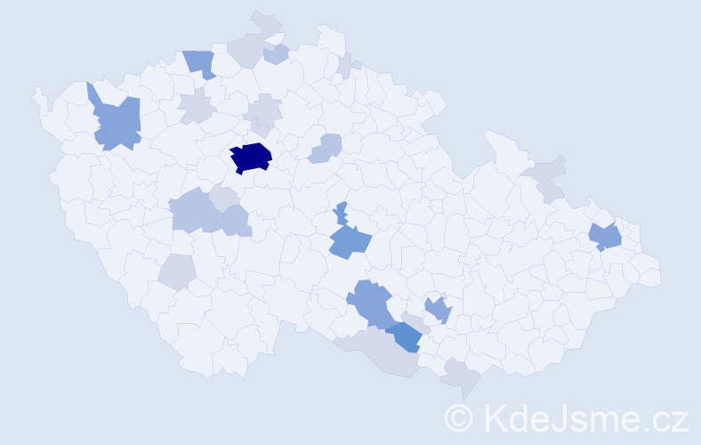 Příjmení: 'Reinischová', počet výskytů 68 v celé ČR