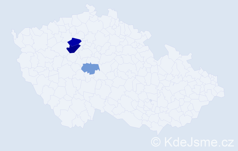 Příjmení: 'Wachaufová', počet výskytů 8 v celé ČR
