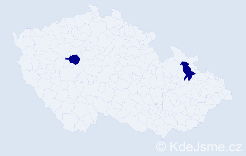 Příjmení: 'Berezňanin', počet výskytů 4 v celé ČR