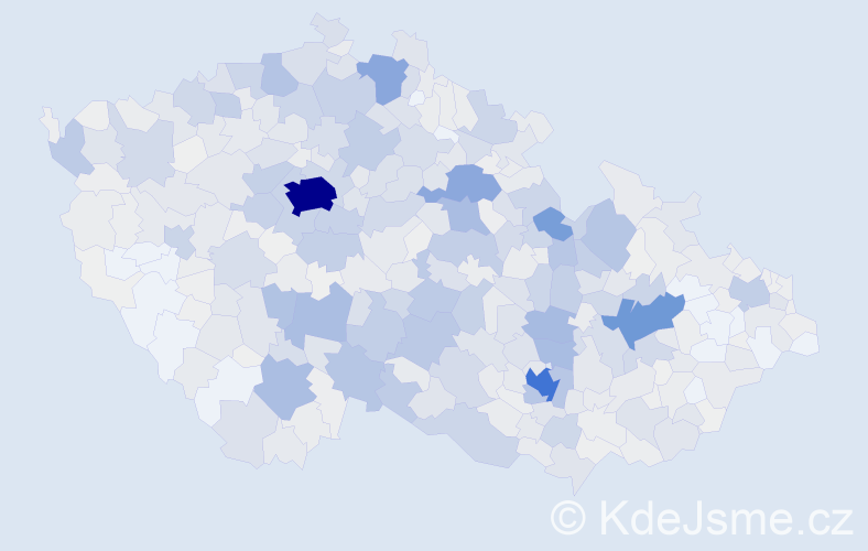 Příjmení: 'Stejskal', počet výskytů 4628 v celé ČR