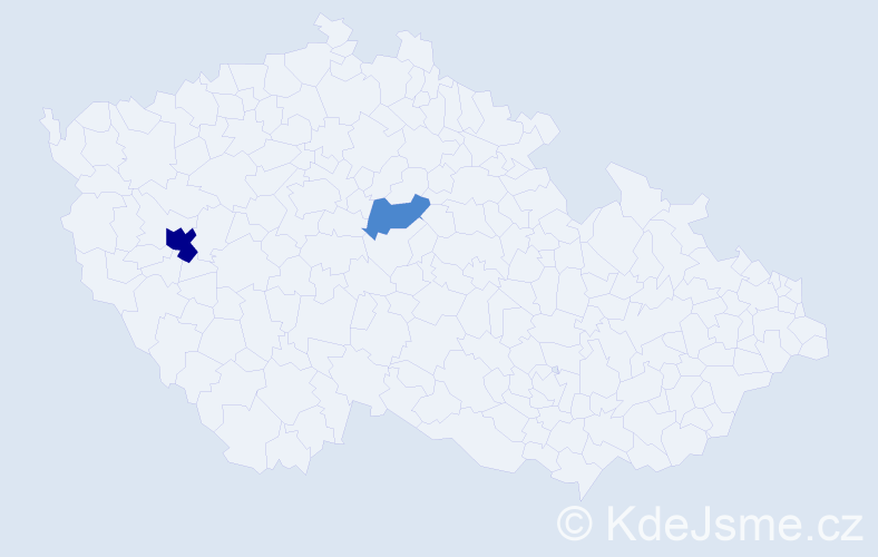 Příjmení: 'Lahush', počet výskytů 4 v celé ČR