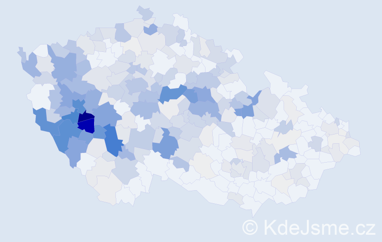 Příjmení: 'Skalová', počet výskytů 1191 v celé ČR