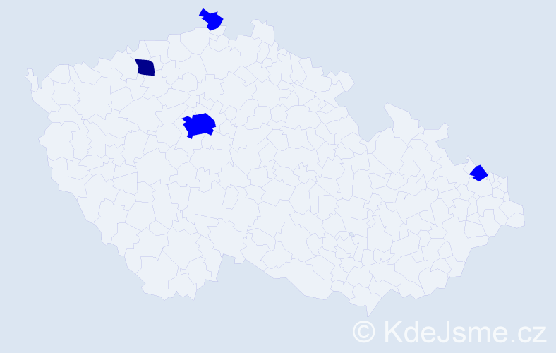 Příjmení: 'Weihs', počet výskytů 9 v celé ČR