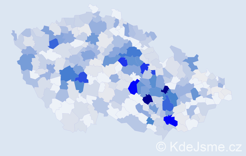 Příjmení: 'Synková', počet výskytů 1432 v celé ČR