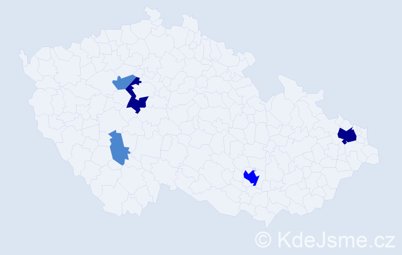 Příjmení: 'Zagata', počet výskytů 10 v celé ČR