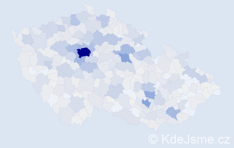Příjmení: 'Hlaváček', počet výskytů 3476 v celé ČR