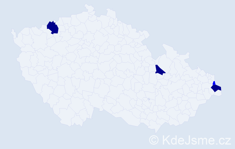 Příjmení: 'Bassler', počet výskytů 11 v celé ČR