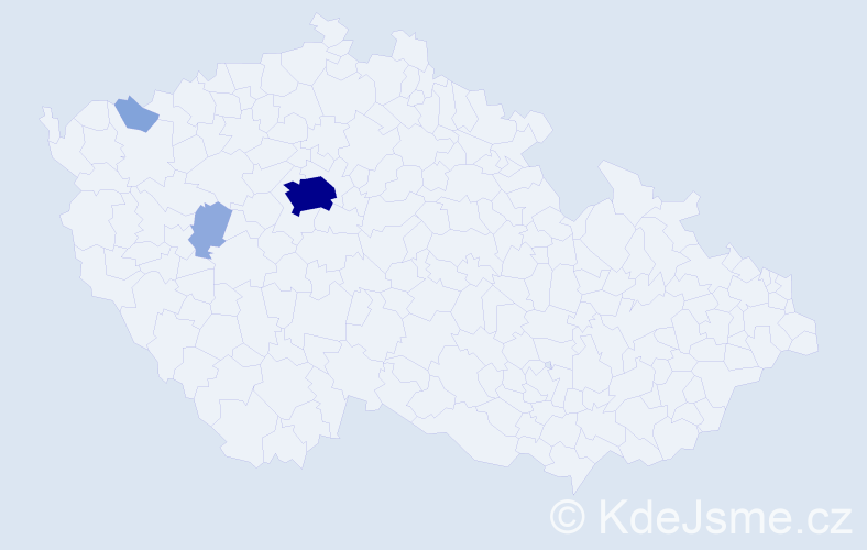 Příjmení: 'Rodak', počet výskytů 11 v celé ČR