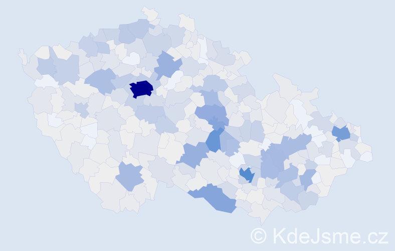 Příjmení: 'Gregor', počet výskytů 2683 v celé ČR