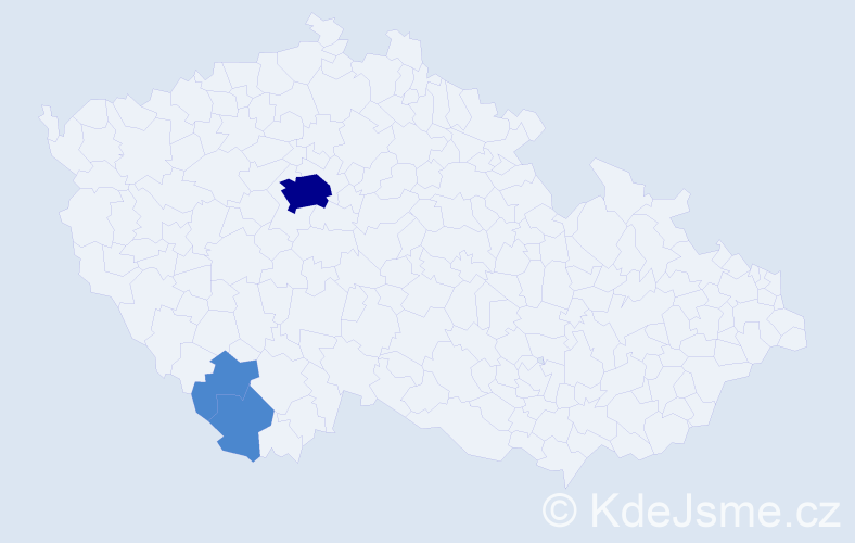 Příjmení: 'Rypotová', počet výskytů 12 v celé ČR