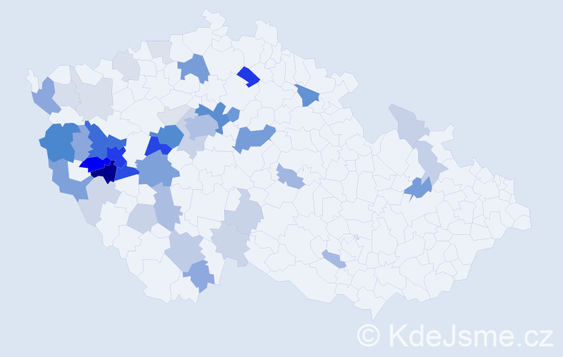 Příjmení: 'Königsmark', počet výskytů 149 v celé ČR