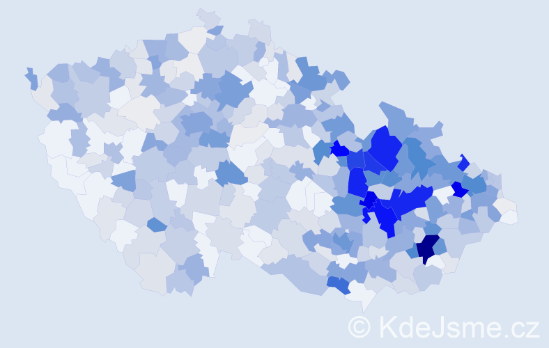 Příjmení: 'Langer', počet výskytů 2097 v celé ČR