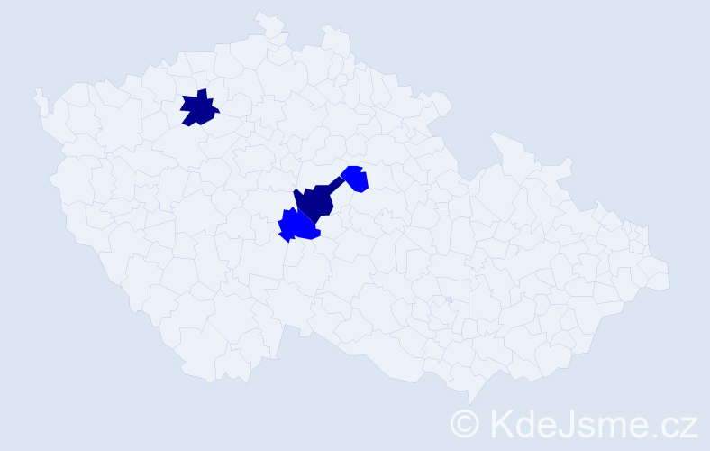 Příjmení: 'Brecková', počet výskytů 6 v celé ČR