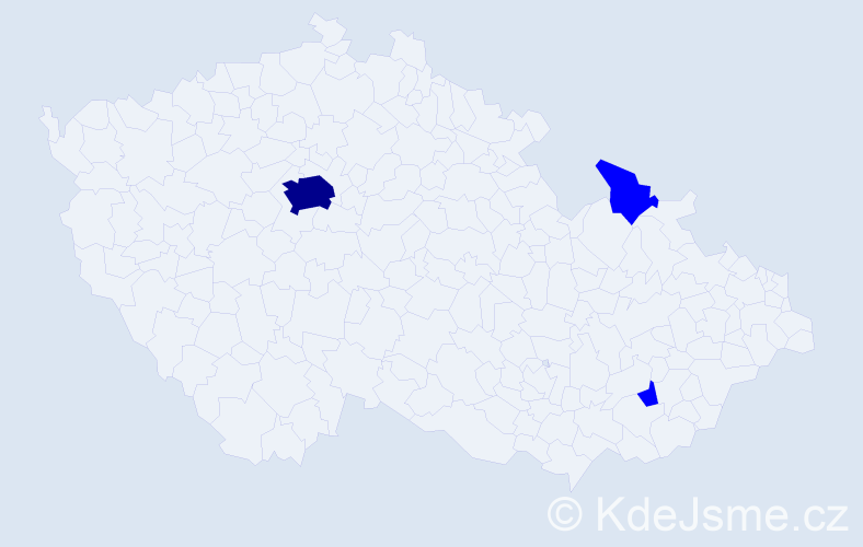 Příjmení: 'Rothmayerová', počet výskytů 4 v celé ČR