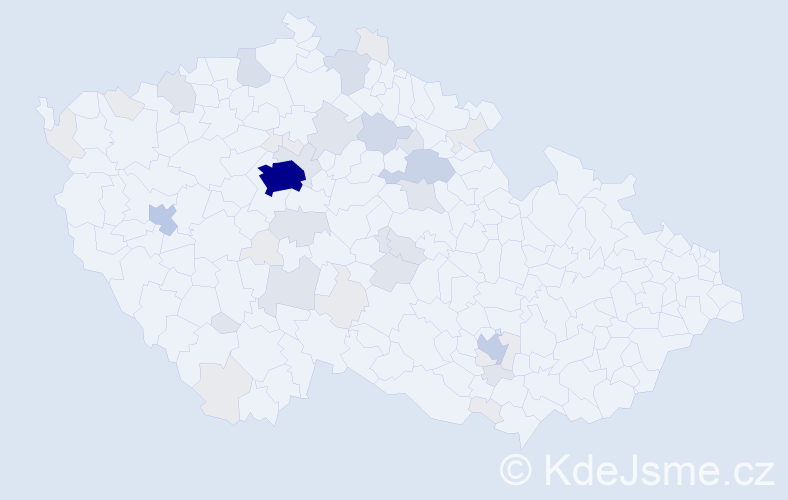Příjmení: 'Bokoch', počet výskytů 124 v celé ČR