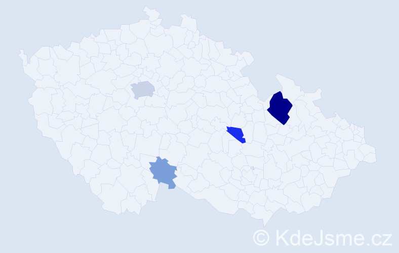 Příjmení: 'Raditsch', počet výskytů 11 v celé ČR